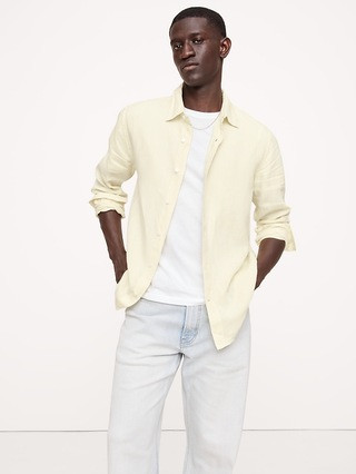 Standard-Fit Linen Shirt | Banana Republic (US)