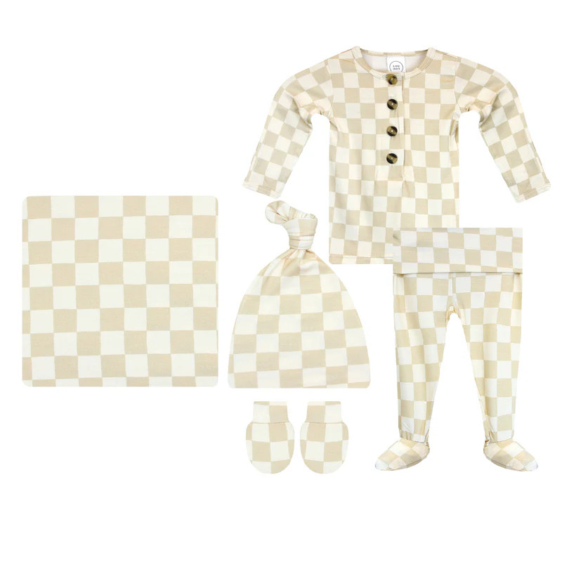 Austin Newborn Hat Bundle (Top + Bottom) | Lou Lou & Company