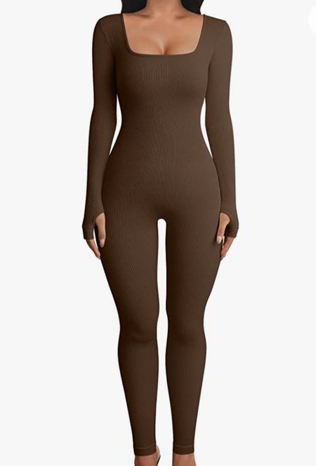 Brown bodysuit, full bodysuits 

#LTKstyletip #LTKGiftGuide #LTKunder50