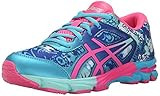 ASICS Gel-Noosa Tri 11 GS Running Shoe (Little Kid/Big Kid), Turquoise/Hot Pink/Asics Blue, 4 M US B | Amazon (US)