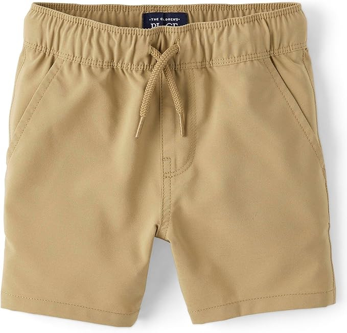 The Children's Place Baby Boys' and Toddler Uniform Quick Dry Jogger Shorts | Amazon (US)