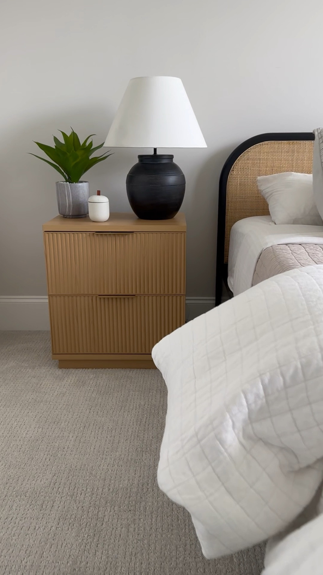 Great price in their nightstand with soft close drawers, charging port, and fluted detail. 
Walmart bedroom furniture 
Affordable furniture 
Nightstands


#LTKWatchNow #LTKFindsUnder100 #LTKHome