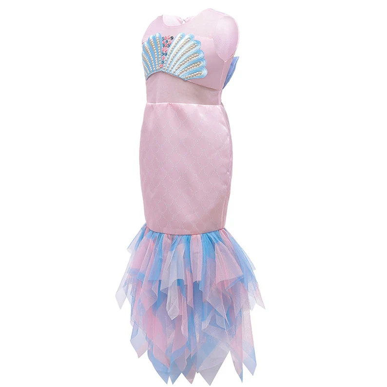 Girls Mermaid Princess Dress Mermaid Costume Party Dress Ball - Etsy | Etsy (US)