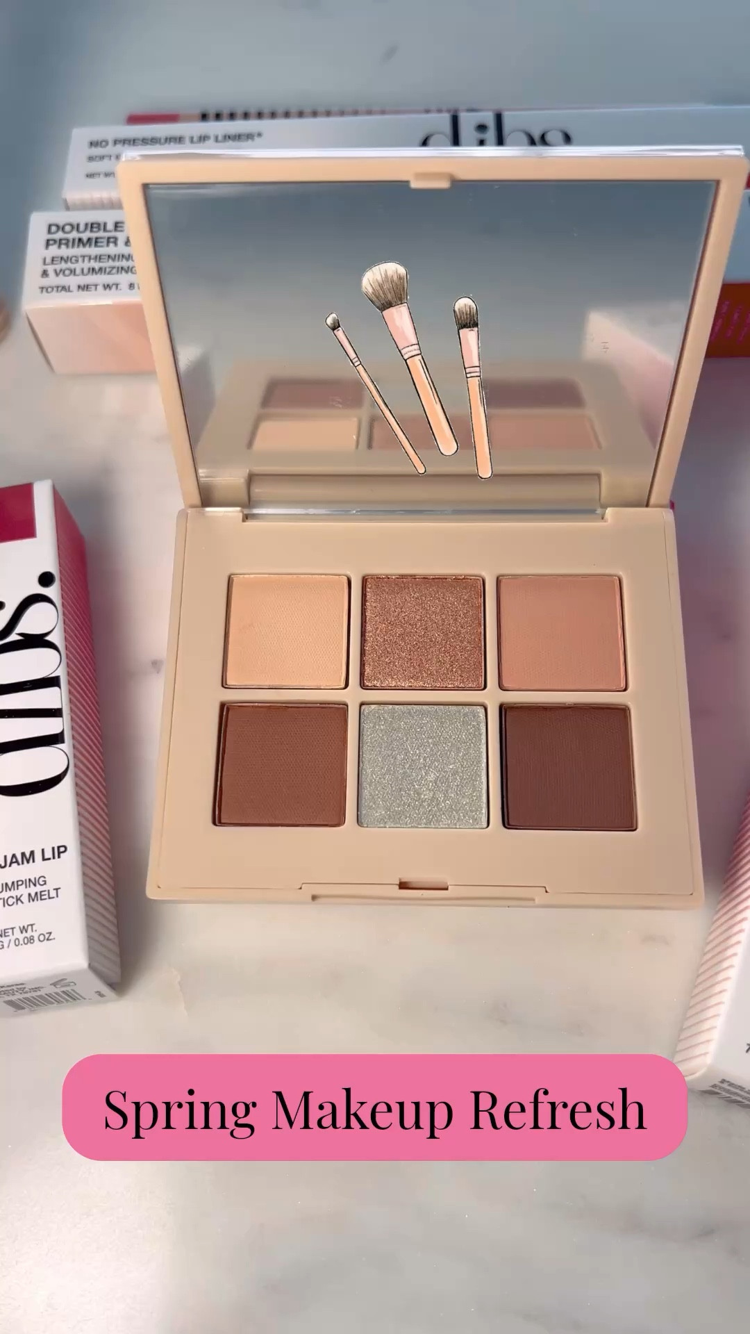 💄DIBS BEAUTY: #ad Refresh your face for spring with DIBS. #dibsbeauty @DIBS Beauty 

🎨I’m sharing beautiful eyeshadow palettes, mascara, lipstick, glossy lip balm and lip liner.

💋You’re sure to find all the colors that you love. I sure did!

Eyeshadow - The Palm Pallette
Mascara - Double Standard Primer & Mascara Duo
Glossy Balm - Strawberry Summer
Jam Jam Lip - Raspberry Marmalade 
No Pressure Lip Liner - Girl Talk

#dibs #springbeauty @jtstjtst11


#LTKSeasonal #LTKOver40 #LTKU #LTKTravel #LTKBeauty #LTKSwim #LTKFestival #LTKWedding #LTKselfcare