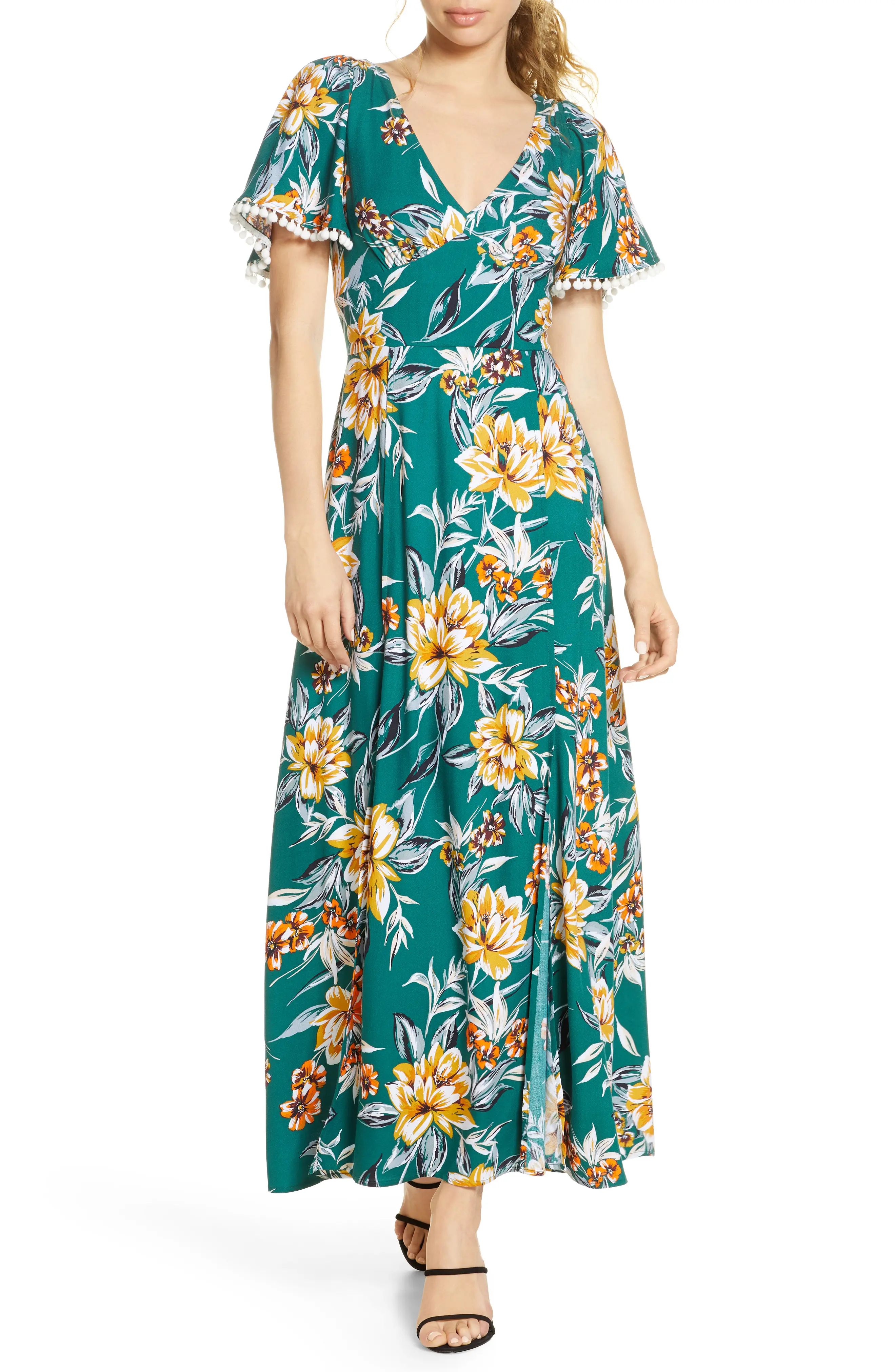 Women's French Connection Claribel Floral Maxi Dress | Nordstrom