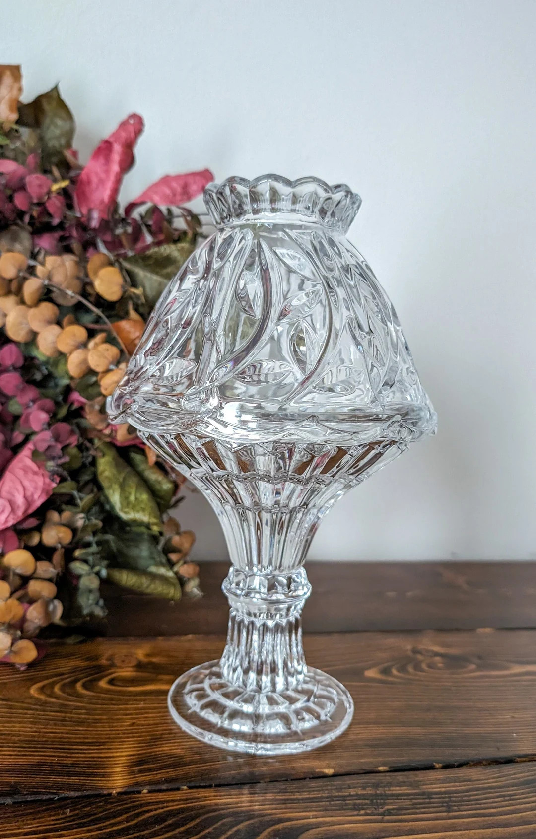 Fifth Ave Crystal Fairy Lamp Tea Light Holder Vintage Made in Germany - Etsy Canada | Etsy (CAD)