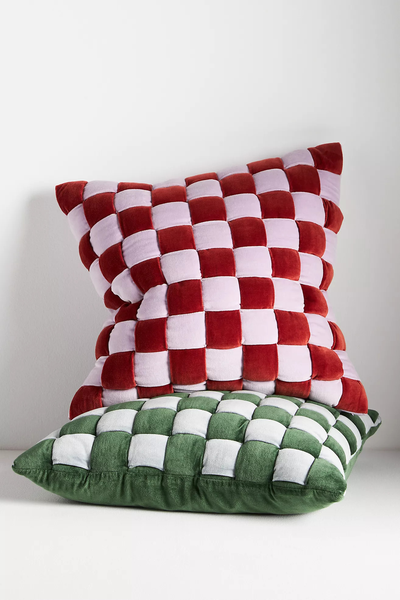 Larsen Chunky Woven Velvet Pillow | Anthropologie (US)
