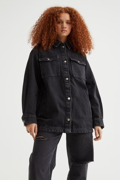 Oversized Denim Shacket | H&M (US + CA)