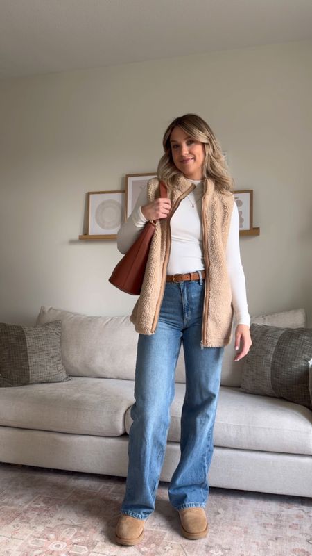 My 3 C’s: cozy, comfortable and cute! 🥰 linking what I can plus similar items! The bag is vegan leather Ela Handbags and you can get 15% off with code KRISTIN15 

#LTKstyletip #LTKMostLoved #LTKfindsunder100