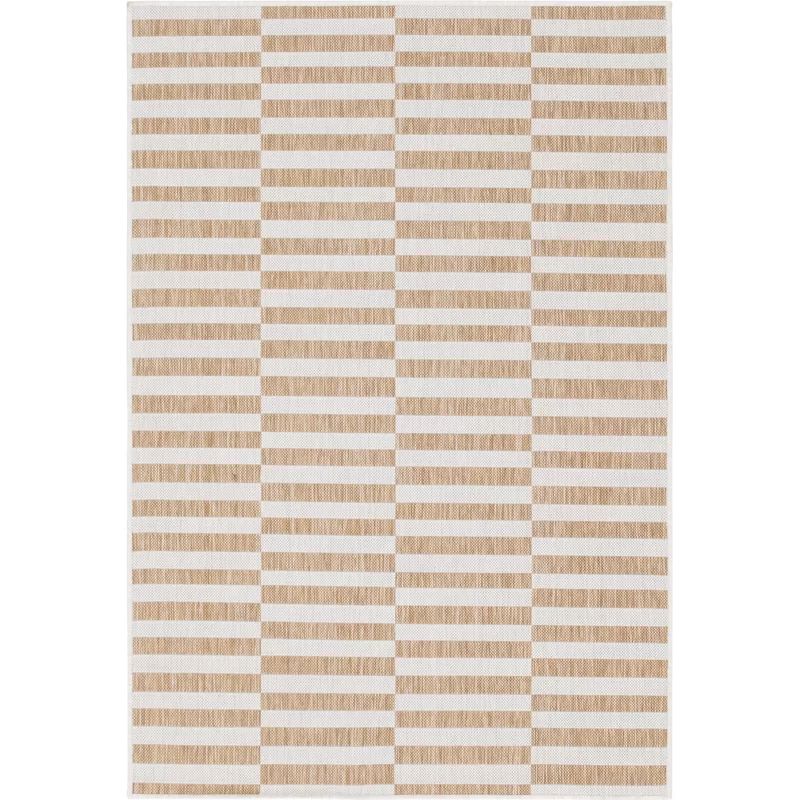 Robinson Taupe/Ivory Indoor/Outdoor Rug | Wayfair North America