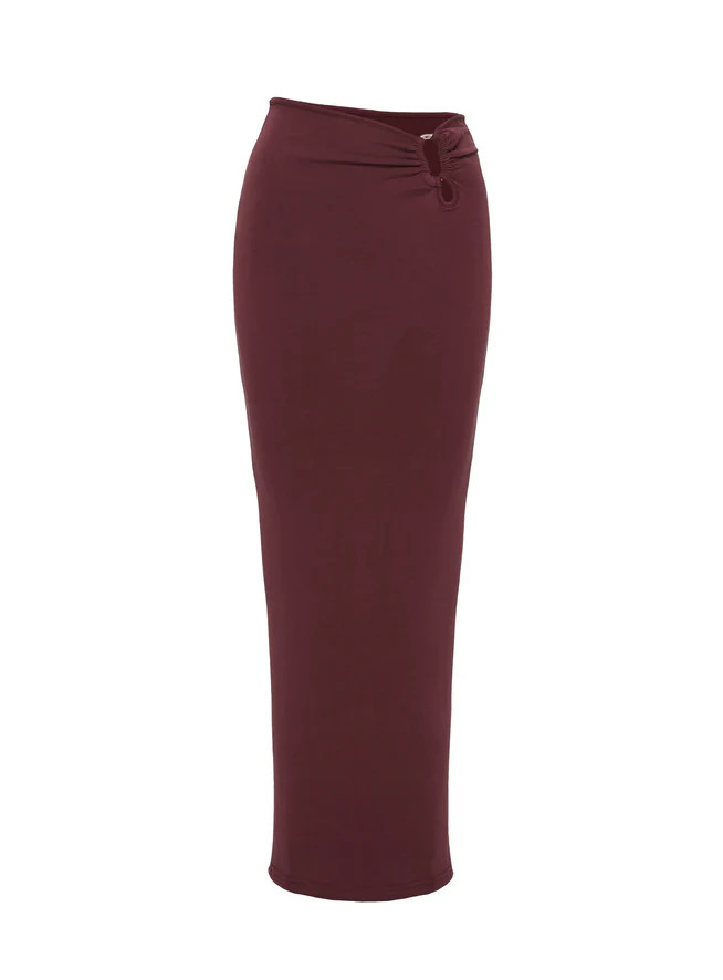 Whiley Maxi Skirt Mauve | Princess Polly US