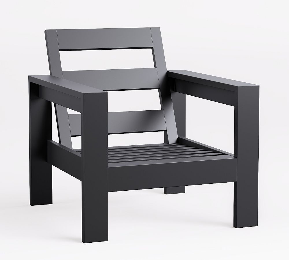 Malibu Metal Outdoor Lounge Chair | Pottery Barn (US)