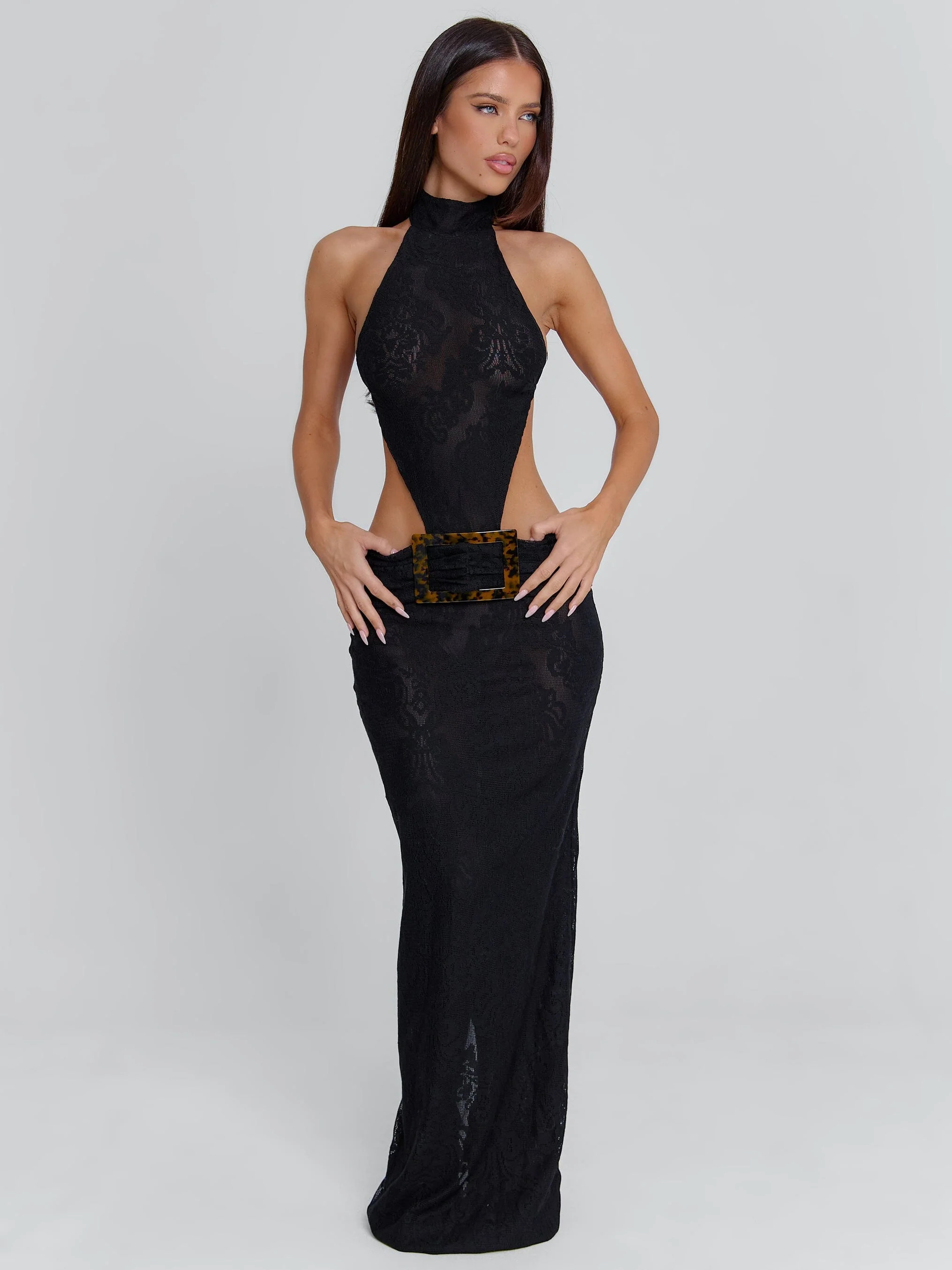 ALBINAE MAXI DRESS BLACK | Outcast (US & UK)
