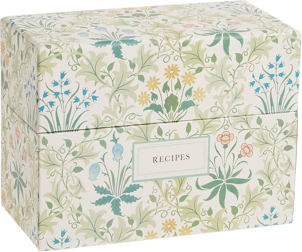 Galison William Morris Recipe Box (32638) | Amazon (US)