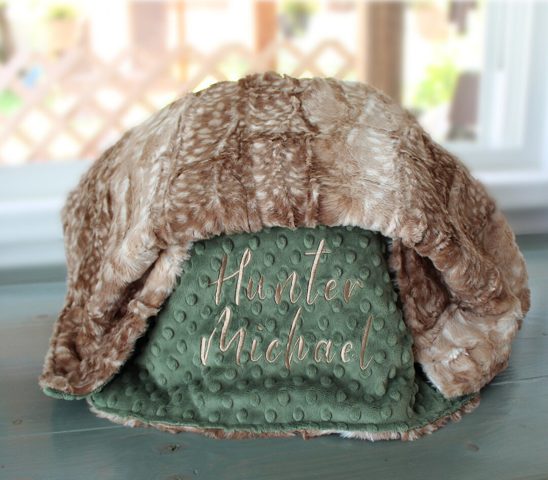 Personalized Baby Blanket, Fawn Minky Baby Blanket, Baby Gift, Toddler Bedding, Newborn Essential... | Etsy (US)