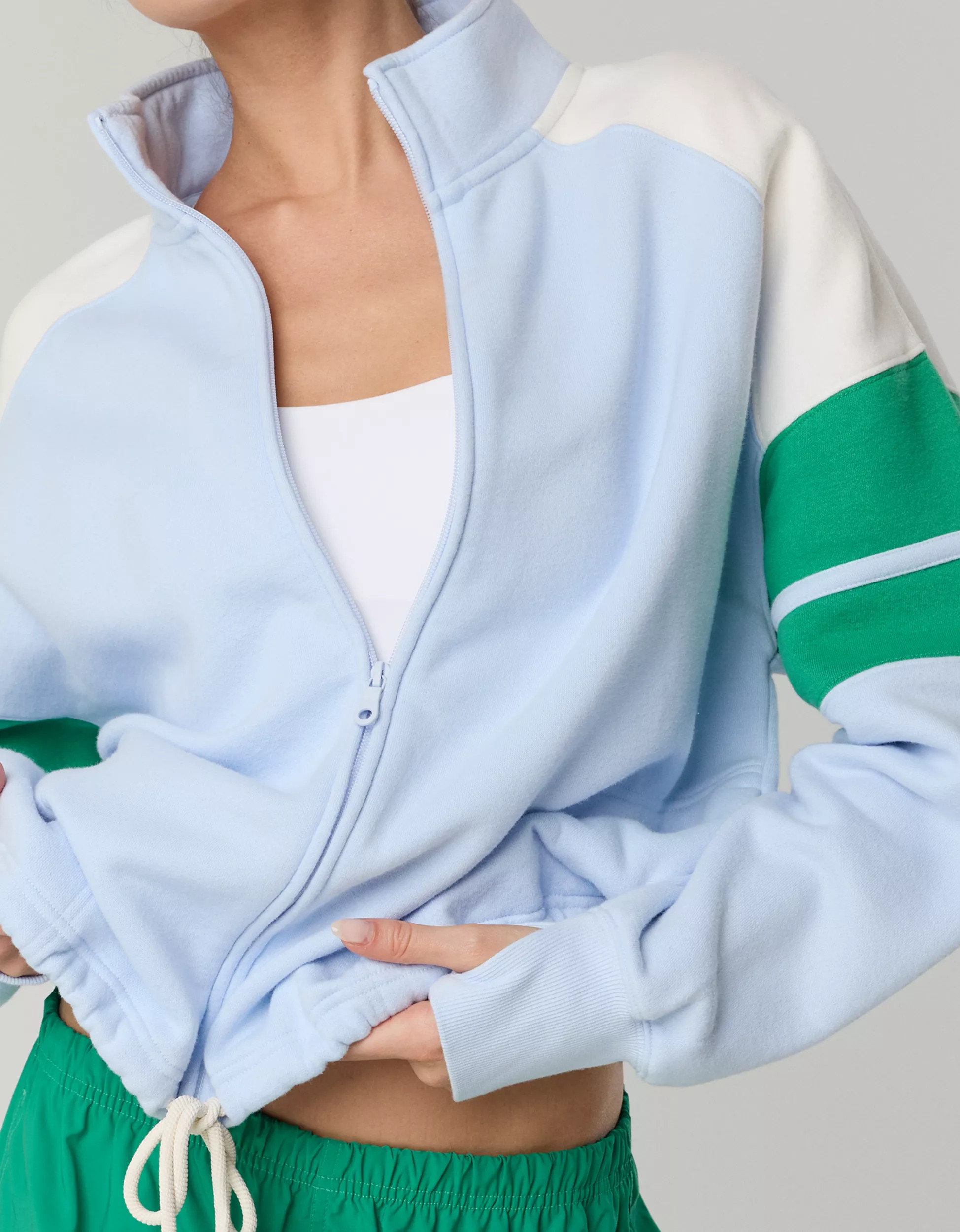 OFFLINE By Aerie Cloud Fleece Seamed Full Zip | Aerie