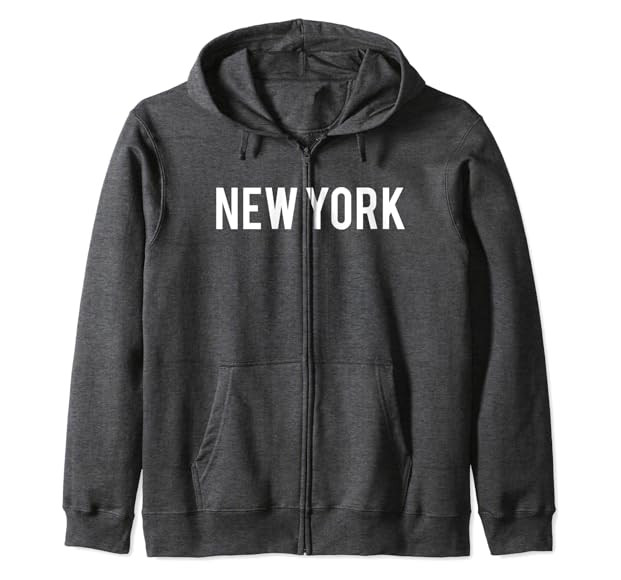 New York Retro City Shirt Pride Men Women Kids Mom Dad Gift Zip Hoodie | Amazon (US)