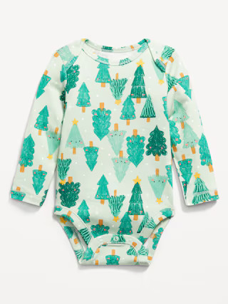 Printed Long-Sleeve Bodysuit for Baby | Old Navy (US)