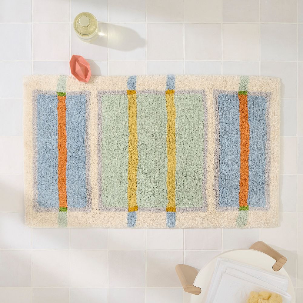 Colorblock Pop Bath Mat | West Elm (US)