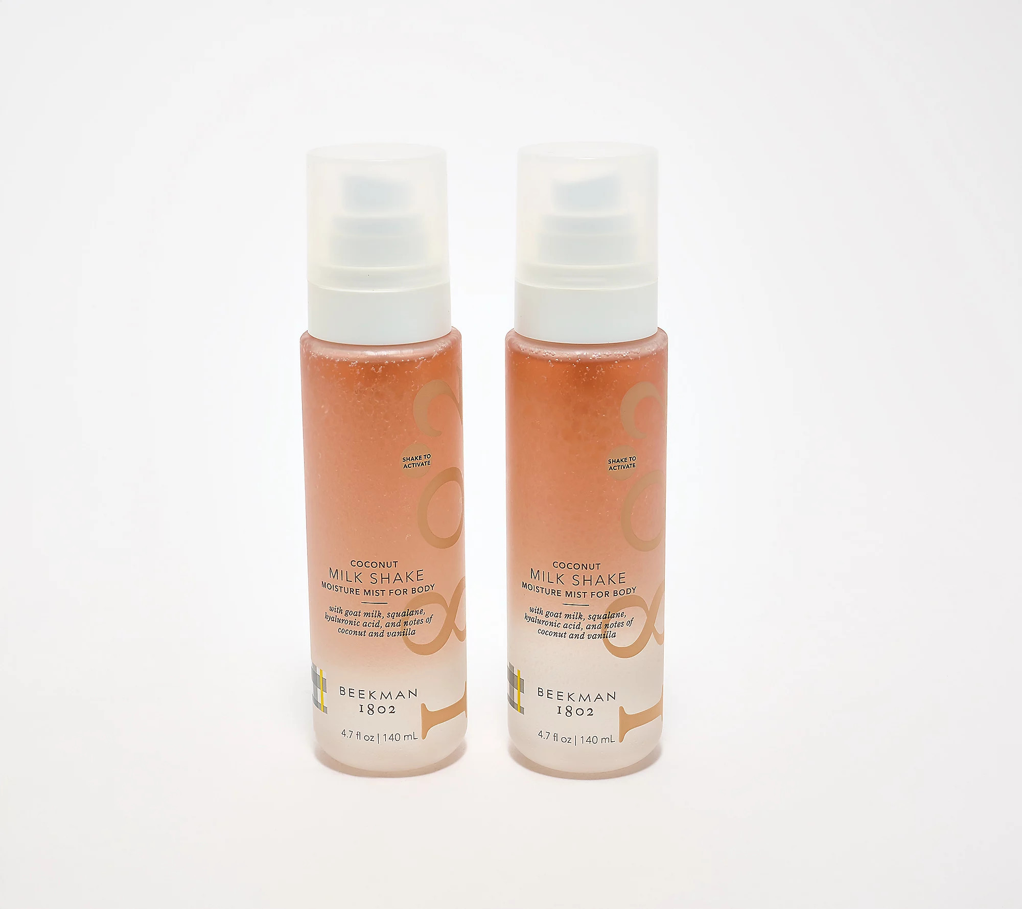 Beekman 1802 Milk Shake Biphase Body Mist 4.7oz Duo | QVC