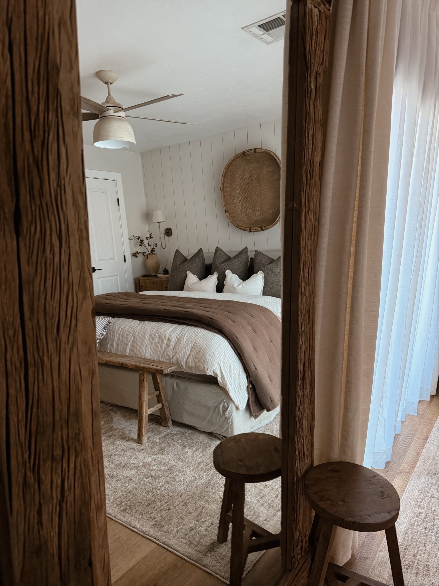 Same bedding combo but a different look! I switched to my duvet cover over the bed and the quilt folded at the end! You could do all sorts of different looks with a few staple pieces of bedding! 

#LTKHome