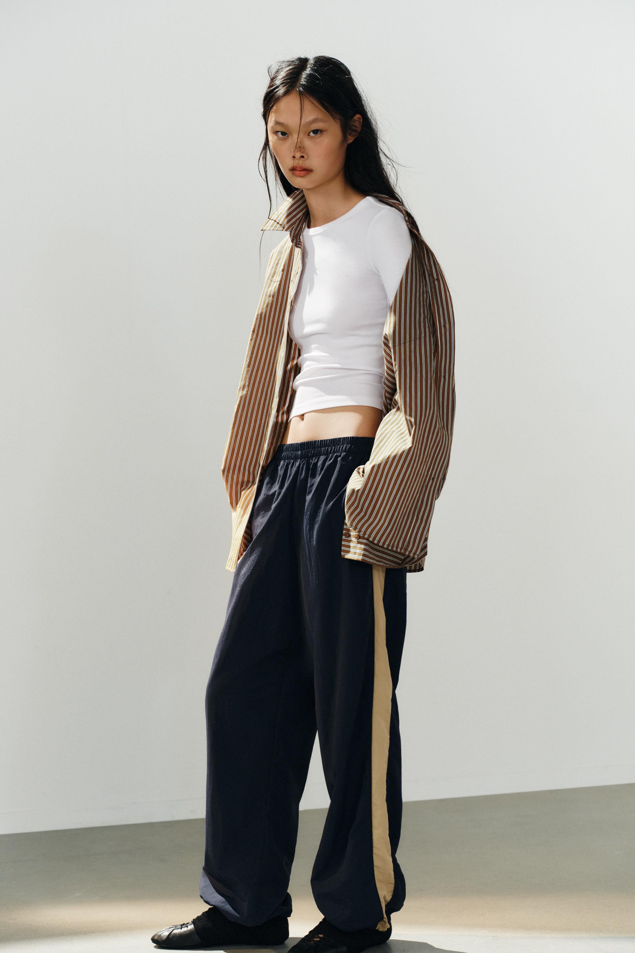 COTTON LONG SLEEVE T-SHIRT | Zara UK
