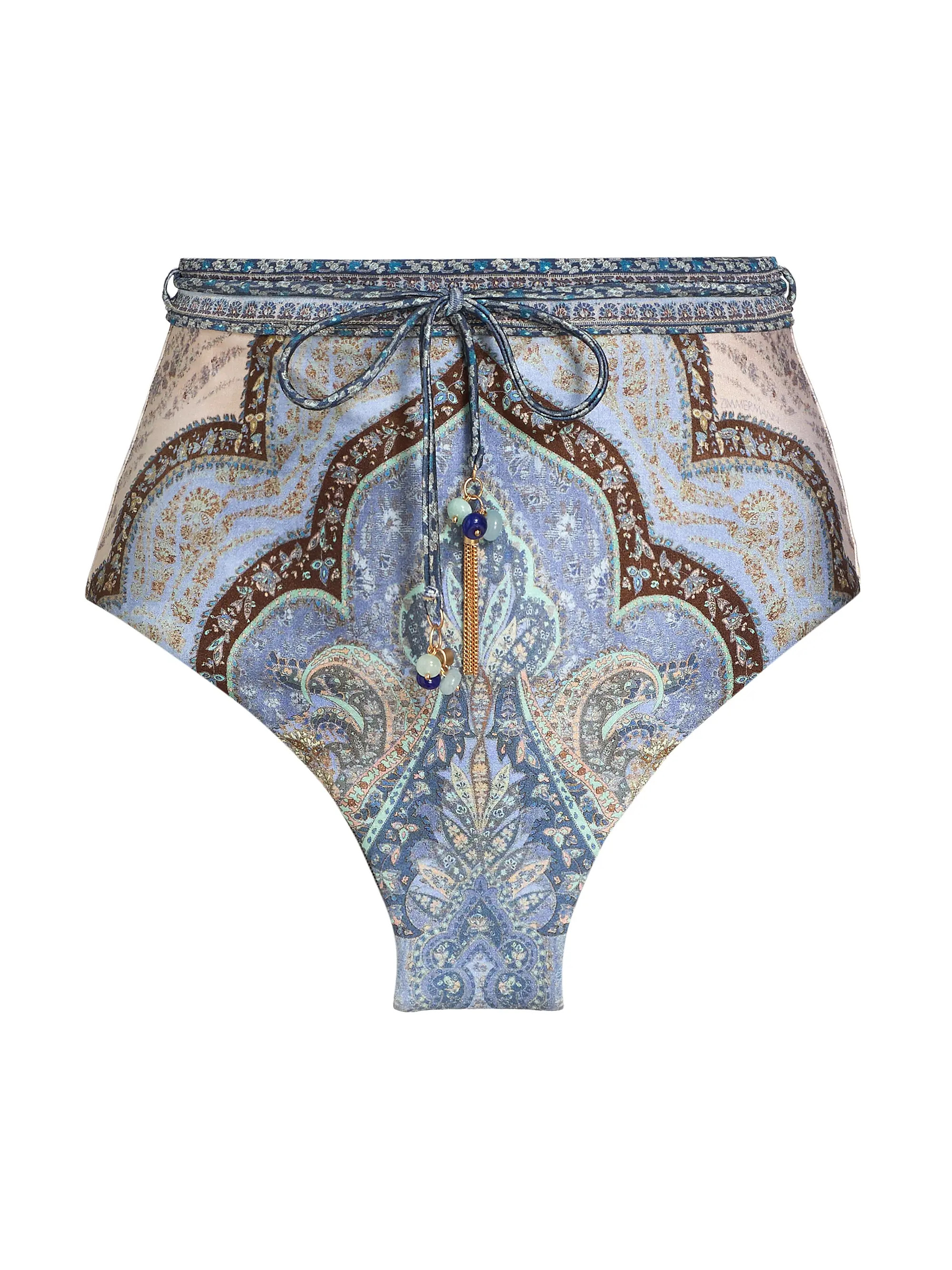 Wanderlust Printed Tie-Waist Bikini Bottom | Saks Fifth Avenue