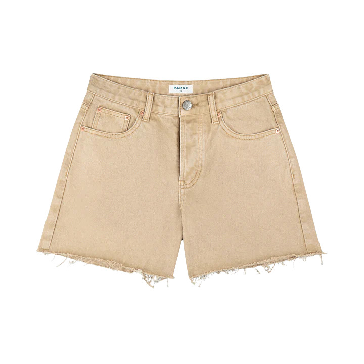 Long Baggy Shorts - Camel | Parke