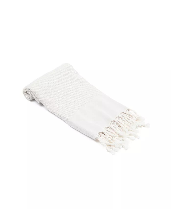 Olive and Linen Whisper Weight Turkish Hand Towel & Reviews - Bath Towels - Bed & Bath - Macy's | Macys (US)
