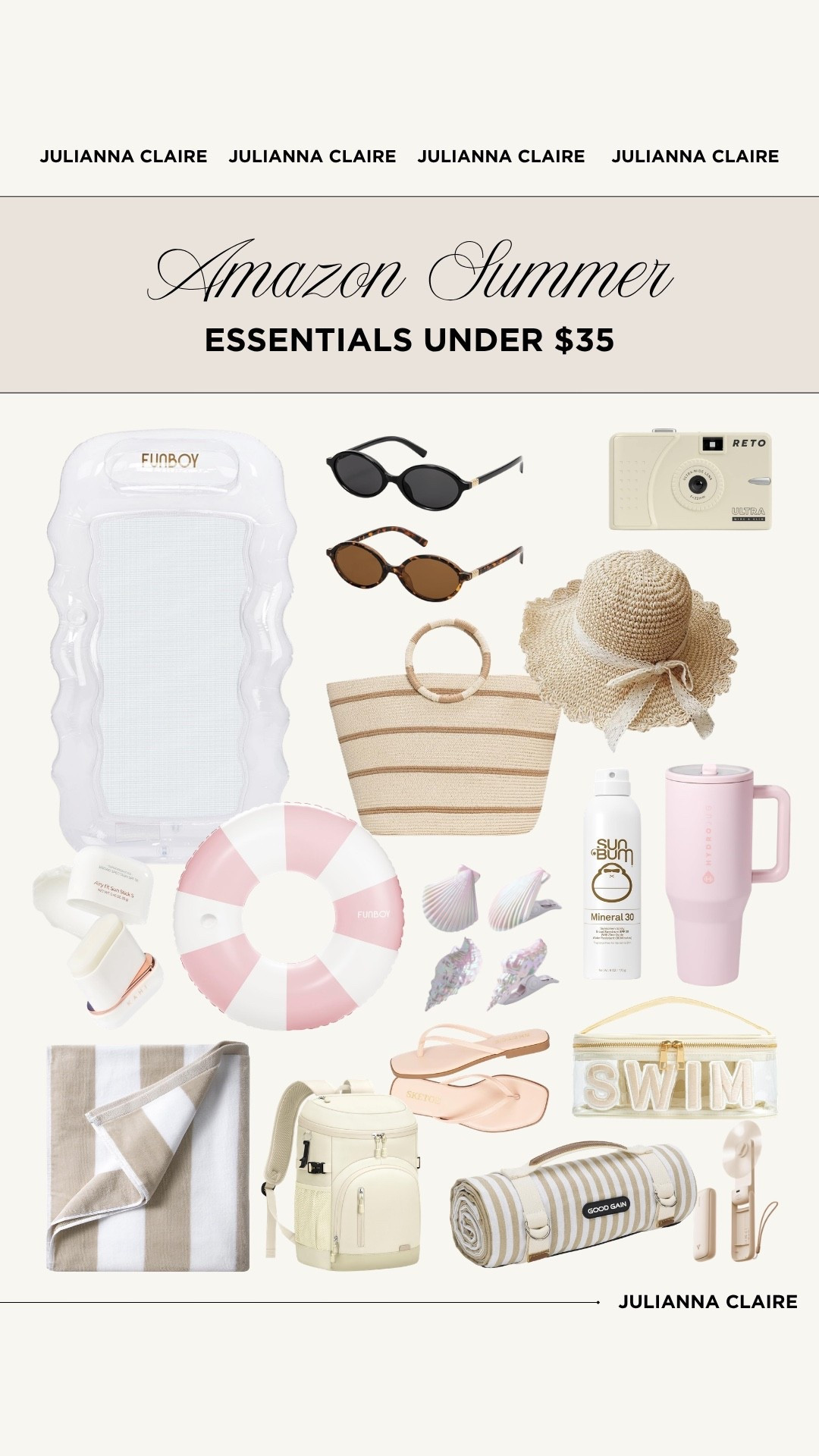 Amazon summer essentials under $35!

#LTKHome #LTKSeasonal #LTKSwim