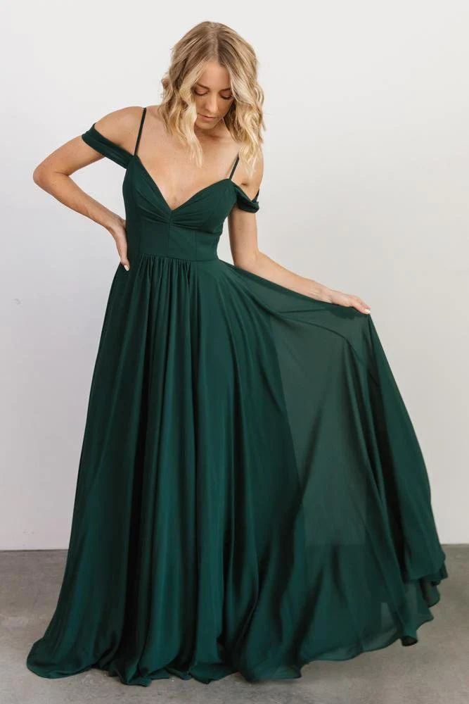 Bianca Lace Maxi Dress | Emerald | Baltic Born