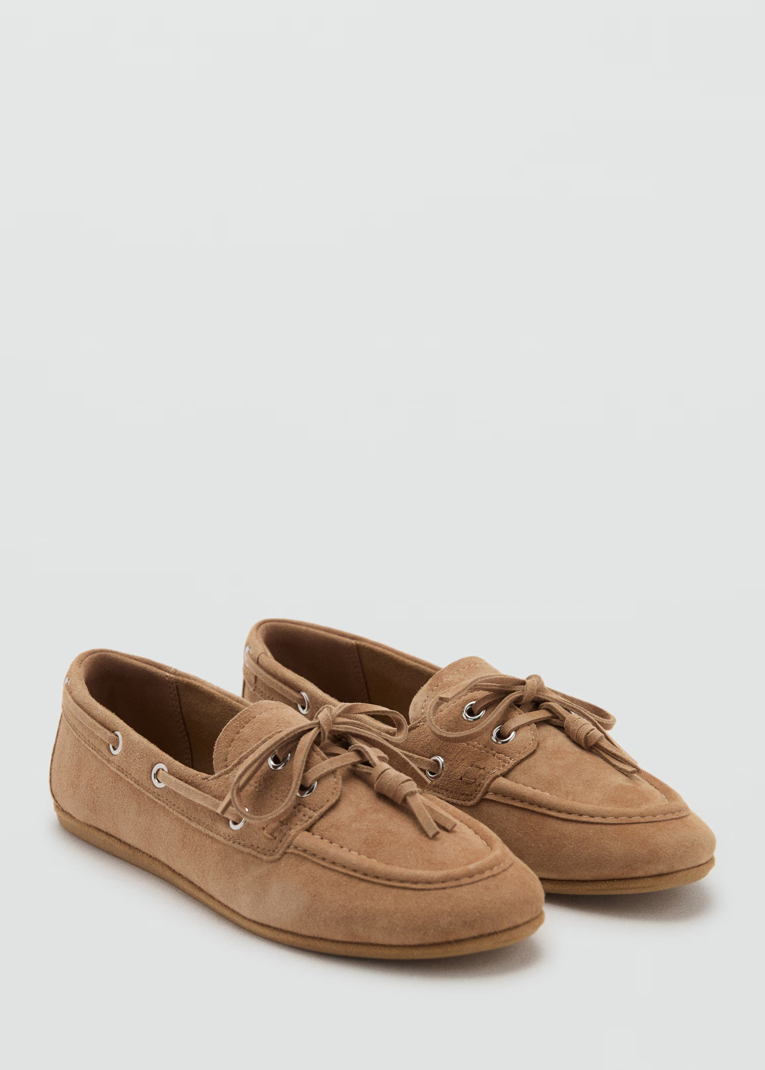 Deck shoes with laces - Women | MANGO United Kingdom | MANGO (UK)