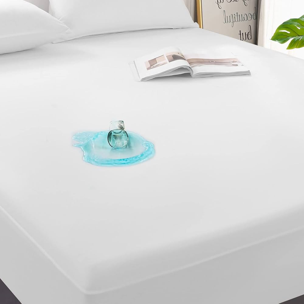 GRT 2 Pack 100% Waterproof Mattress Protector Queen Size, Breathable & Noiseless Waterproof Mattr... | Amazon (US)