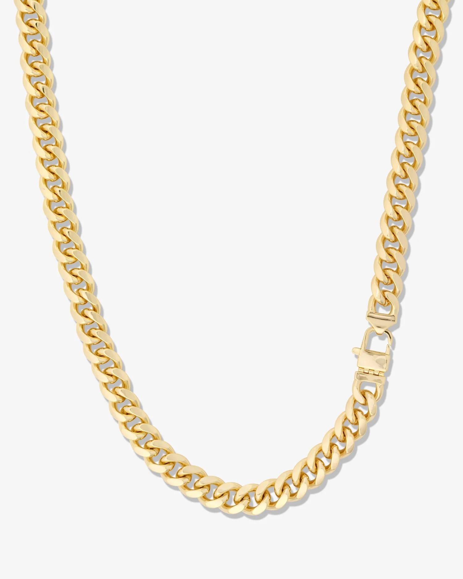 Julian Cuban Chain Necklace 10.8mm - Gold | Melinda Maria Jewelry