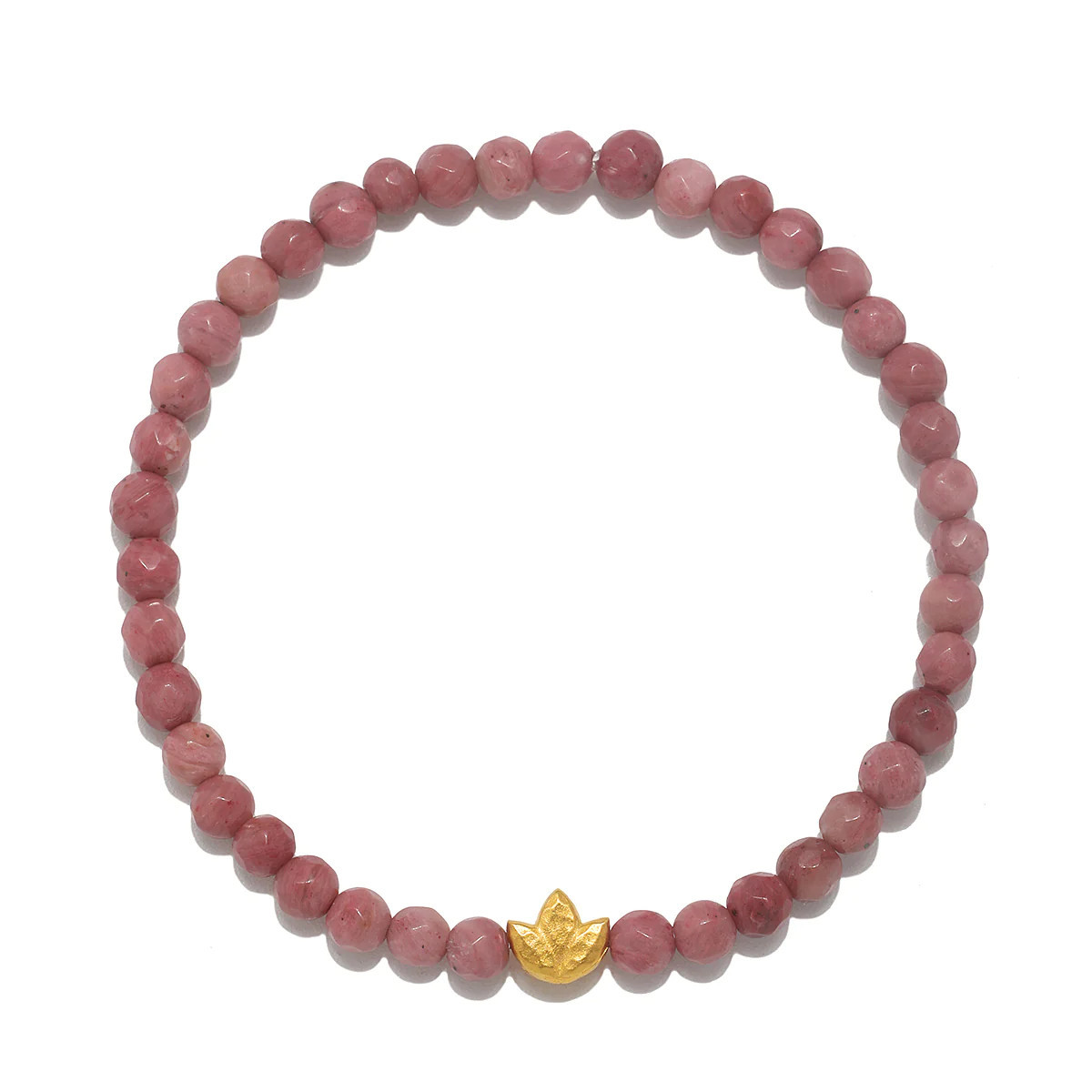 Healing Journey Rhodonite Stretch Bracelet | Satya Jewelry