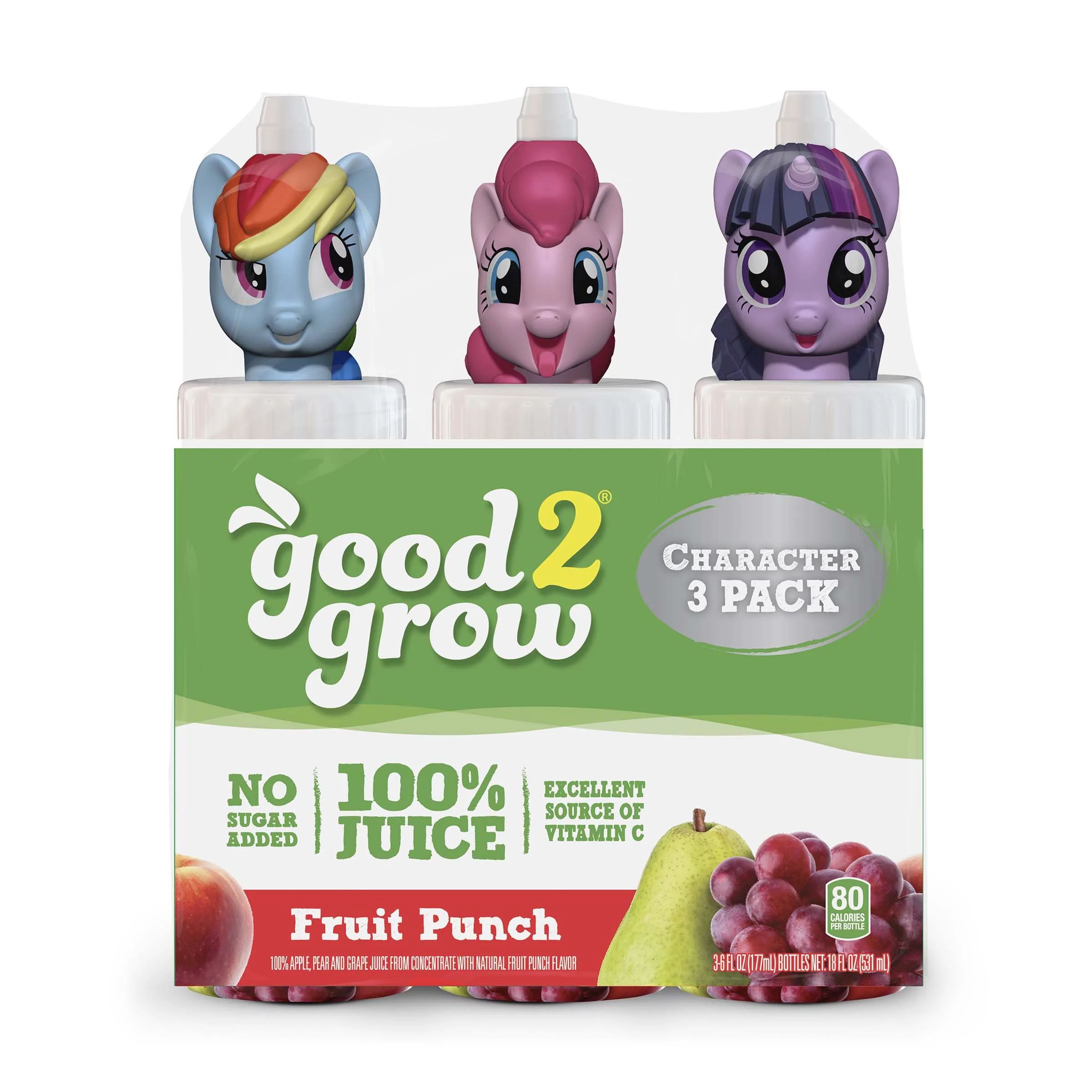 good2grow 6oz 100% Fruit Punch Juice 3 pack (Character Tops Vary) - Walmart.com | Walmart (US)