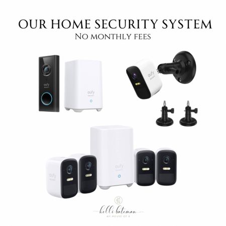 Our home security system from Amazon. We have had the Eufy doorbell for years and love the functionality and the fact that there isn’t a monthly fee. I just ordered the other cameras and mounts for outside our home. 

#LTKHome