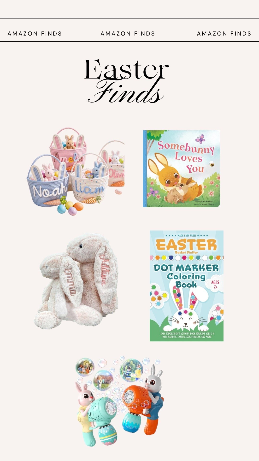 Easter finds for toddlers. 