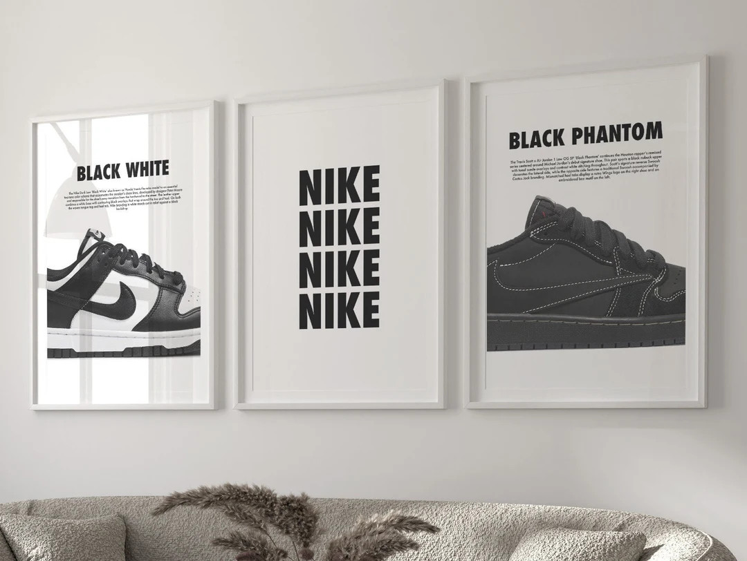 Hypebeast Monochrome BW Poster Set of 3, Hypebeast Printable Wall Art, Minimalist Hypebeast Decor... | Etsy (US)