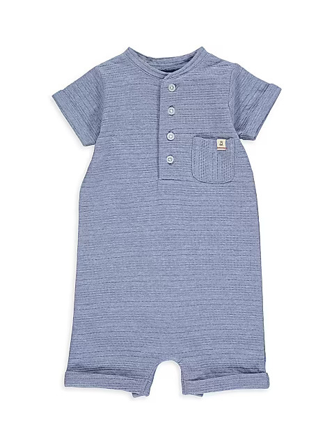 Baby Boy's Camborne Henley Romper | Saks Fifth Avenue