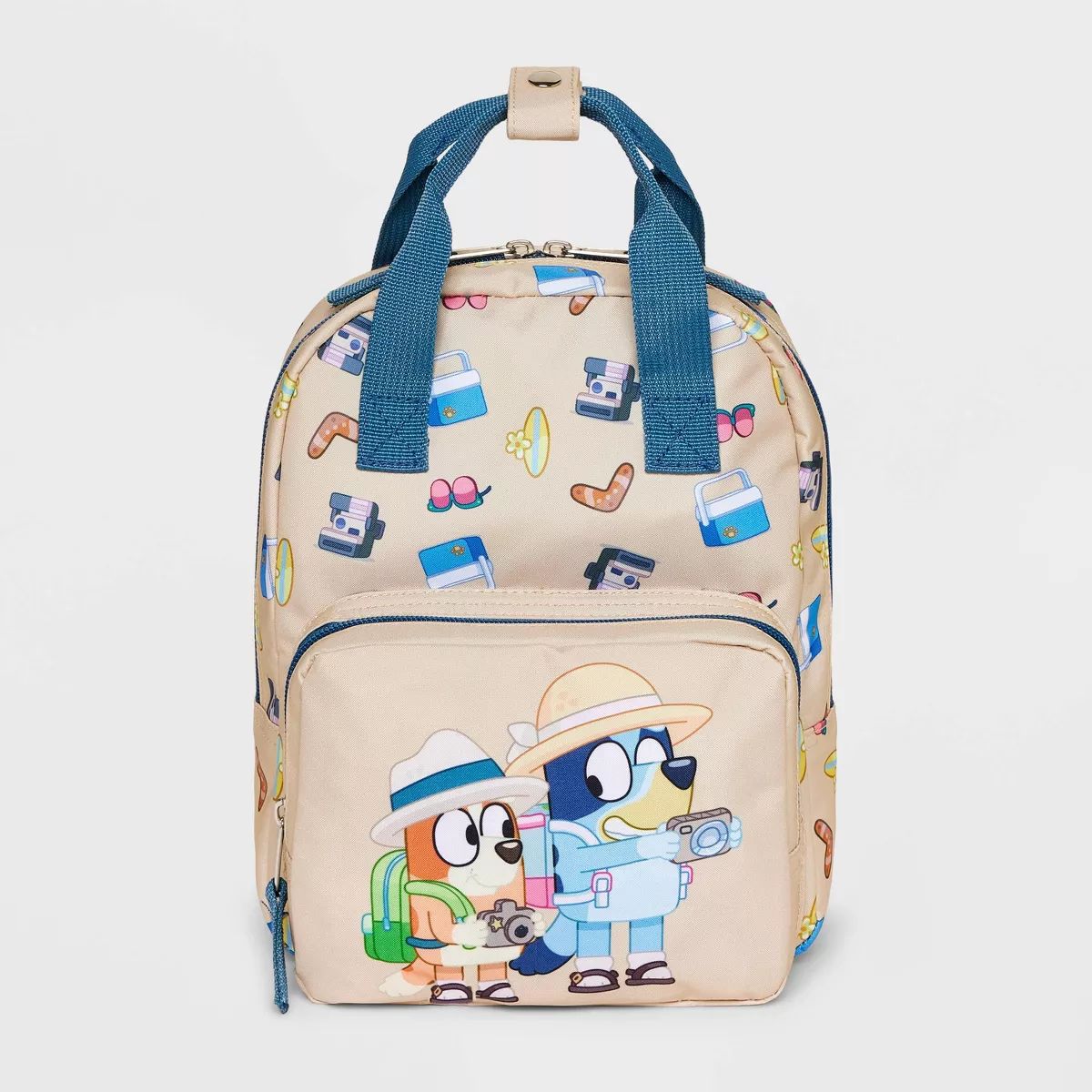 Toddler 10" Bluey Mini Backpack - Khaki | Target