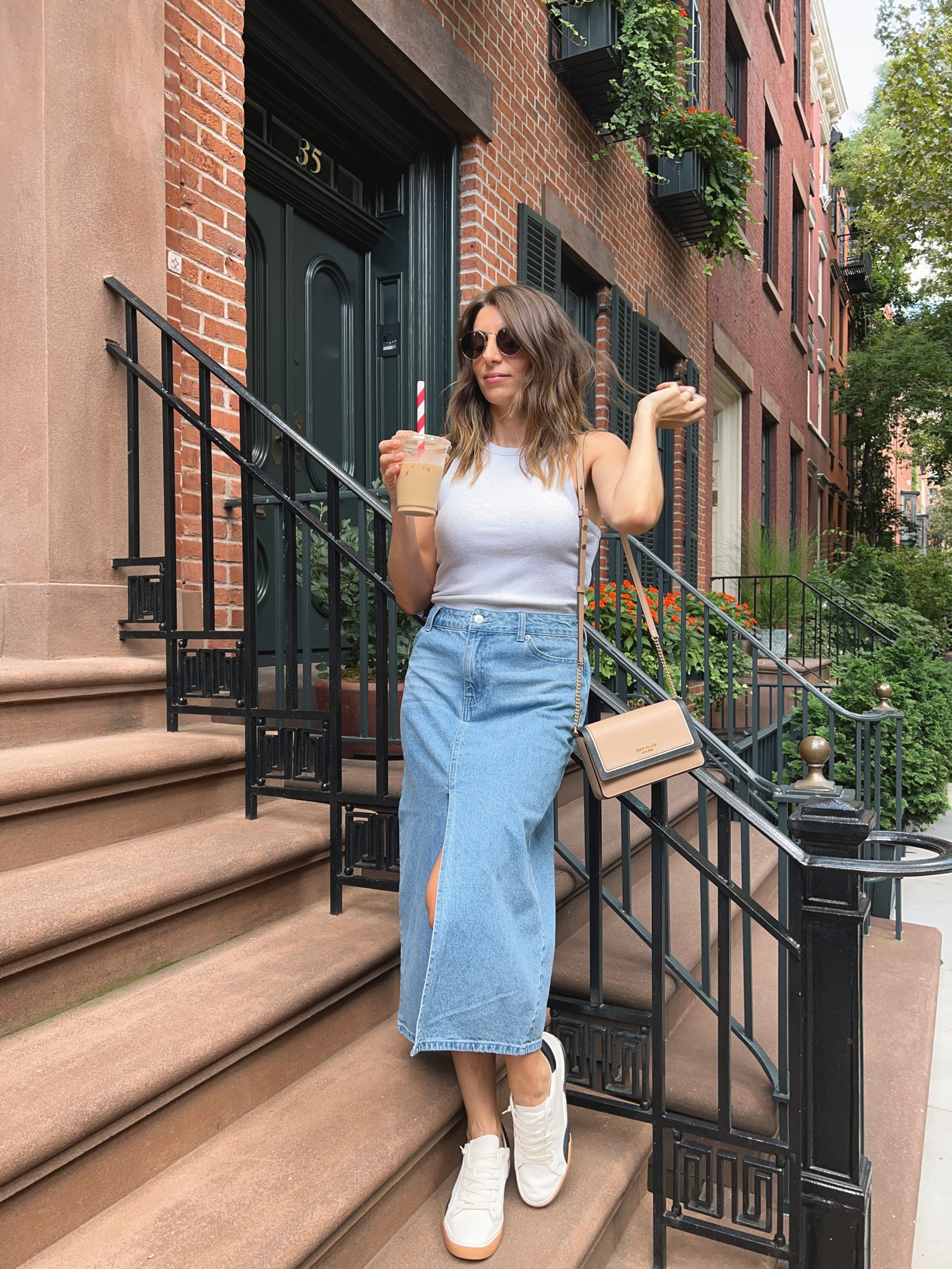 The perfect affordable denim midi if you want to try out the trend! Wearing a small but it runs a little big so an xs would have worked as well! 

#LTKunder50 #LTKSale #LTKSeasonal