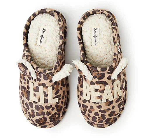 Dearfoams Women's Adult Clog Slippers - Lil Bear - QVC.com | QVC