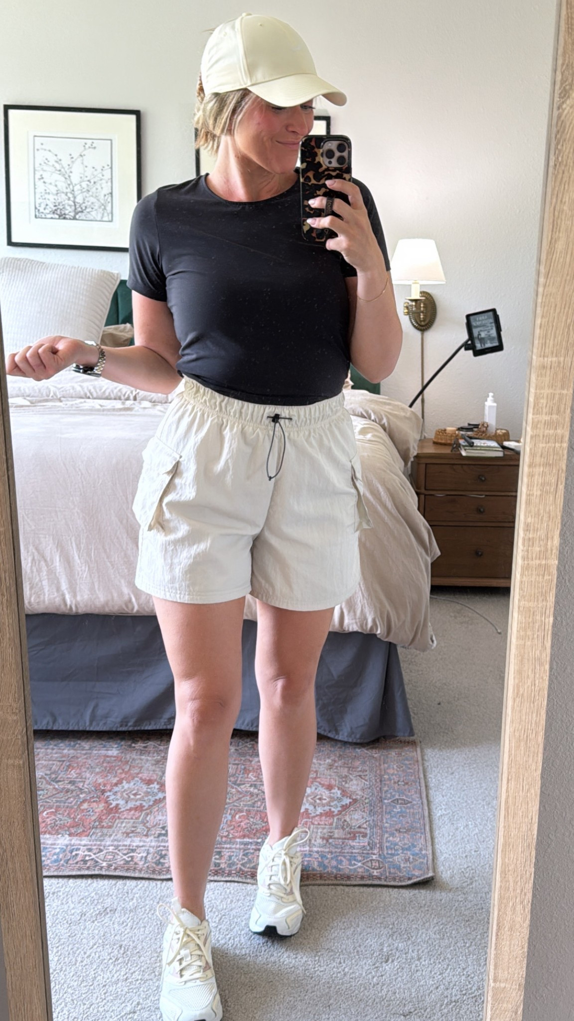 Sporty Mom outfit for running errands when it’s going to be really hot weather! Wearing these perfect length shorts on repeat!!! Linked exact finds and similar! 

#LTKStyleTip #LTKActive