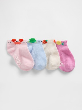 babyGap No-Show Socks (4-Pack) | Gap Factory