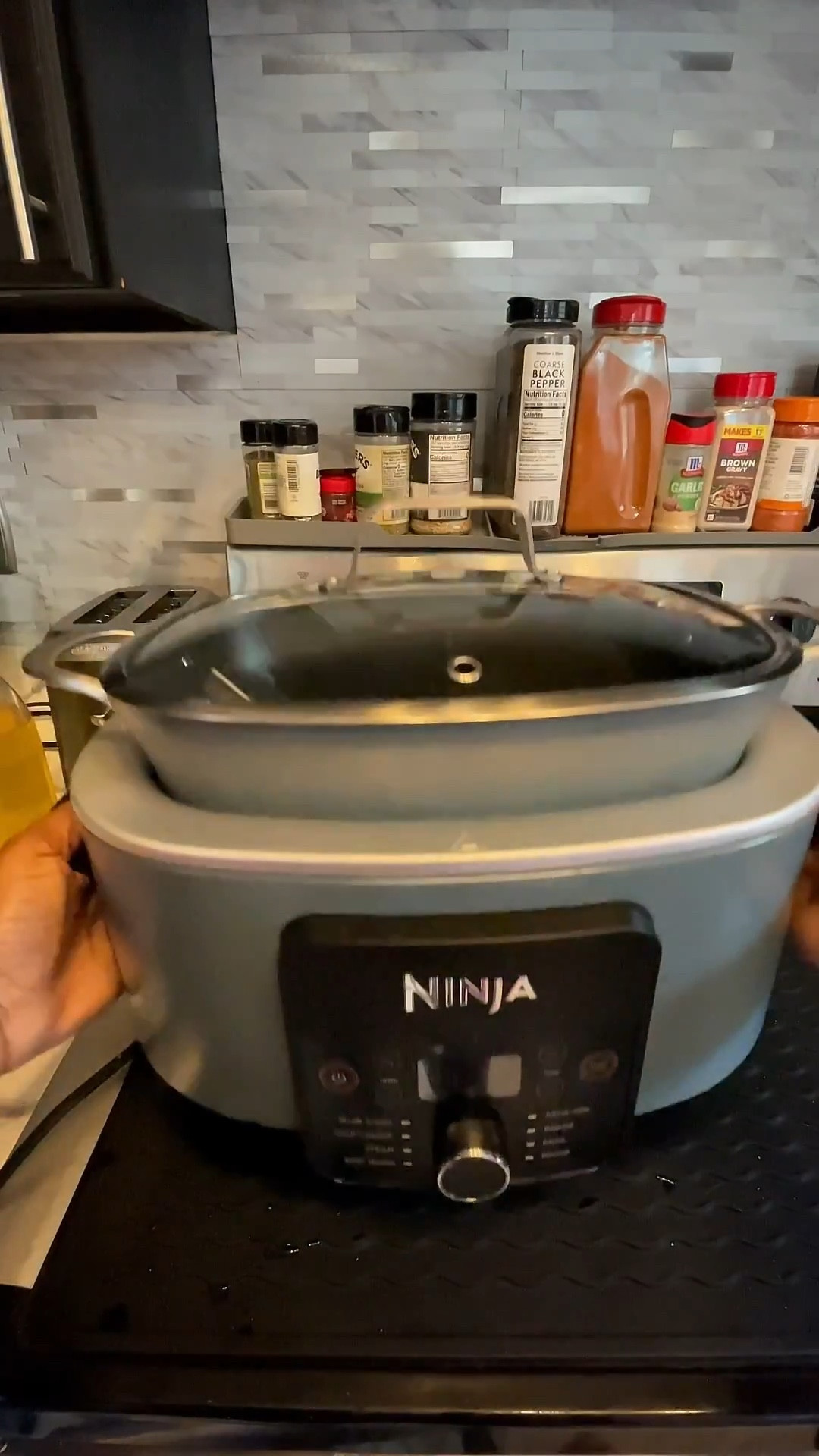 Cooking one of my favorite meals in my Ninja Crockpot #cooking #kitchen #dinner #amazonfinds #walmartfinds #targetfinds

#LTKFamily #LTKHome
