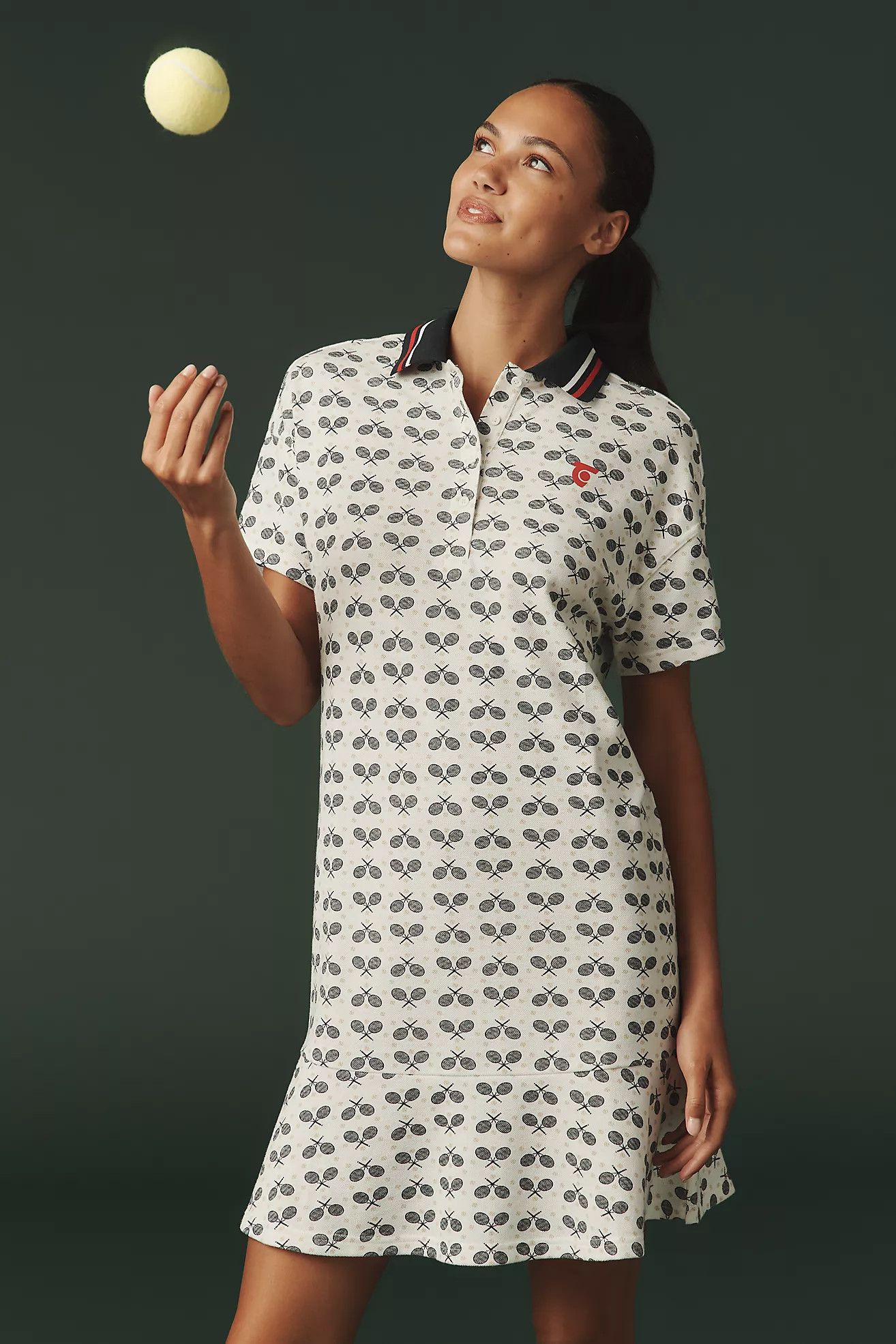 Tretorn x Anthropologie Flare Polo Mini Dress | Anthropologie (US)