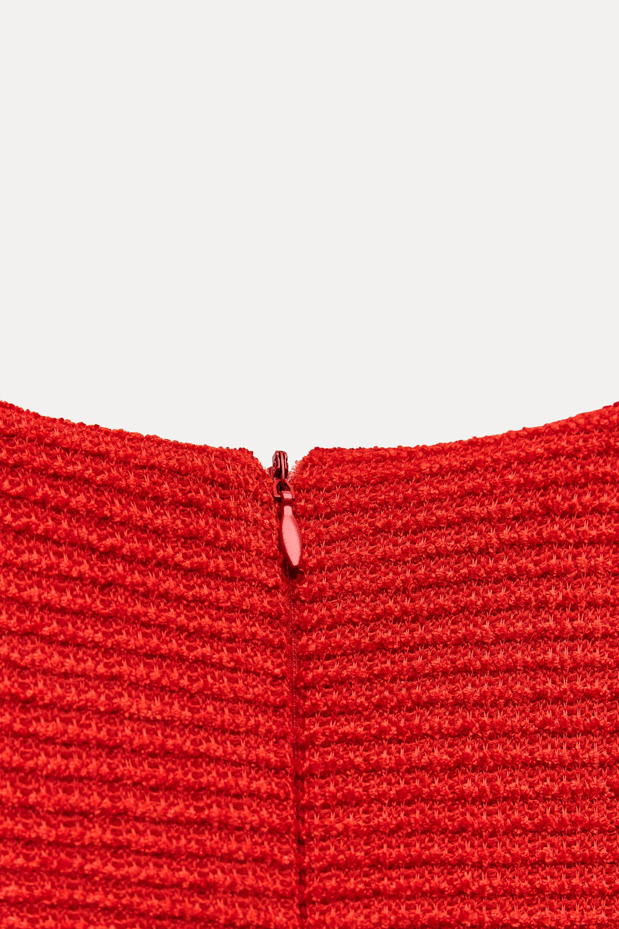 SHORT TEXTURED DRESS | Zara IT