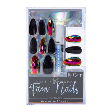 Pretty Woman Faux Nails 24-Piece Set | Five Below