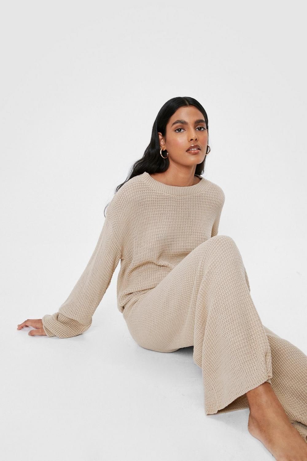 Love You Culotte Knit Sweater and Pants Lounge Set | NastyGal (US & CA)